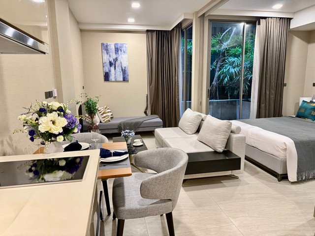 ให้เช่าคอนโด Fynn Sukhumvit 31 (ฟินน์ สุขุมวิท 31) ขนาด 37 ตรม ชั้น1 Fully furnished พร้อมเข้าอยู่ ใกล้ BTS พร้อมพงษ์, อโศก 
