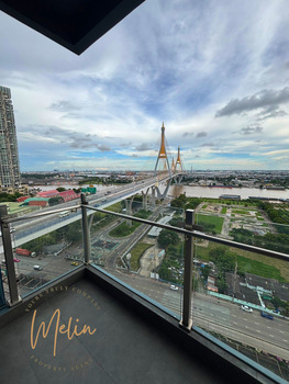 ให้เช่า Sapphire Condo ห้องใหม่! วิวแม่น้ำเจ้าพระยา | 2 ห้องนอน | แต่งครบ พร้อมอยู่  ราคาเพียง 30,000 บาท/เดือน