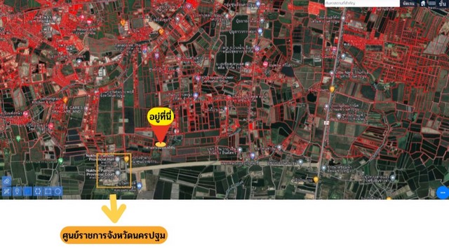 ขายที่ดินข้างศูนย์ราชการใหม่ของนครปฐม ที่ดินใกล้เซ็นทรัลนครปฐม ที่ดินนครปฐม  ต.ถนนขาด อ.เมือง จ.นครปฐม